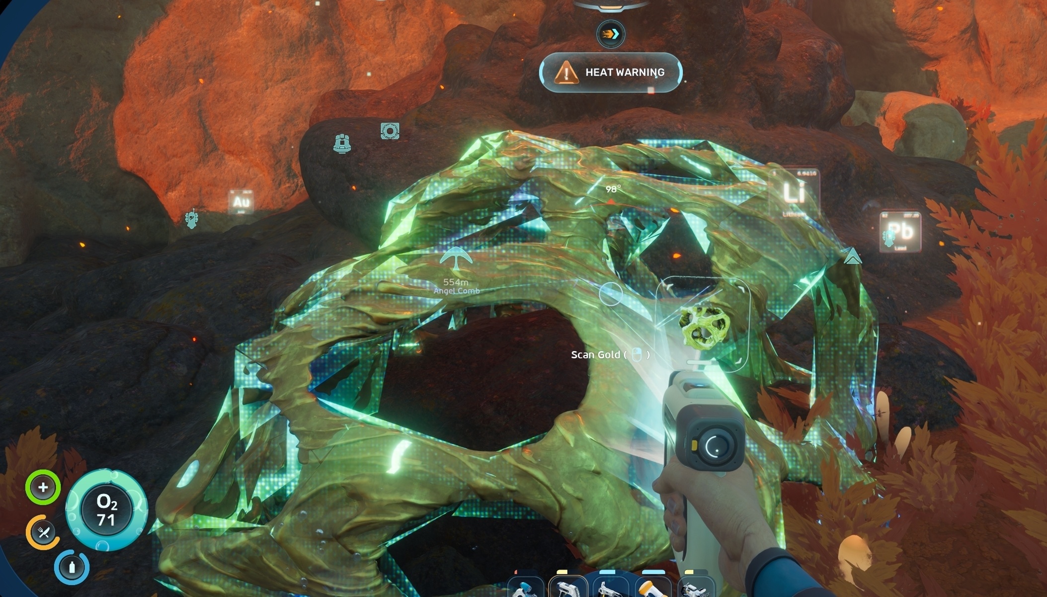 Πού να βρείτε χρυσό στο Subnautica 2