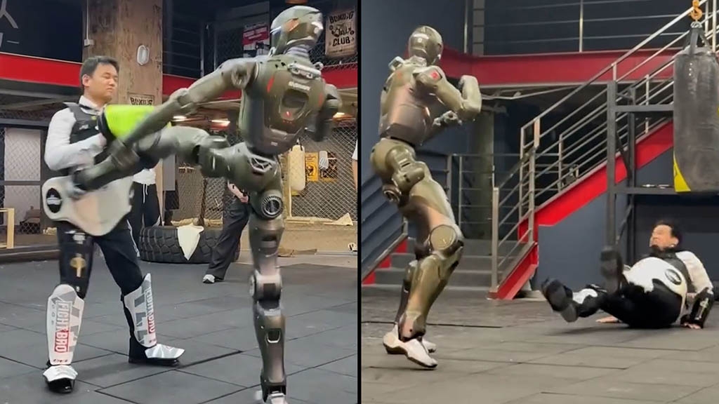 Το ρομπότ T800 της EngineAI έριξε κλωτσιά στον CEO του!
