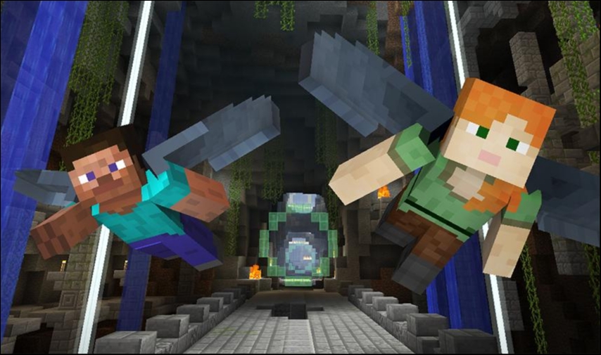 Glide minigame στο Minecraft