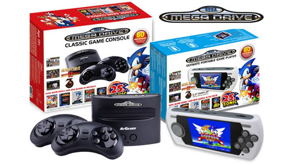 Mega Drive Classic Console και Classic Portable Mega Drive Classic Console και Classic Portable