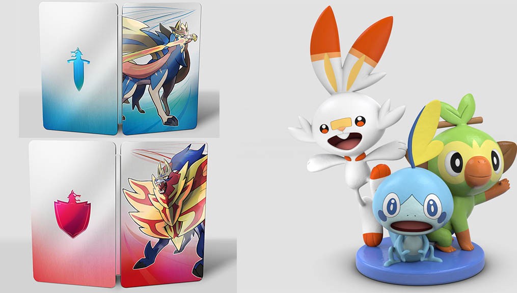 Τα Pokemon Sword and Shield στην καλύτερη τιμή με δώρο steelbook και συλλεκτικές φιγούρες Τα Pokemon Sword and Shield στην καλύτερη τιμή με δώρο steelbook και συλλεκτικές φιγούρες