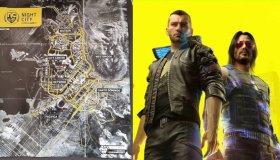 O χάρτης του Cyberpunk 2077