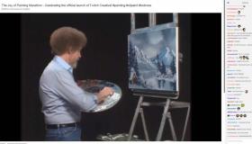 Κανάλι στο Twitch με τον Bob Ross