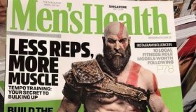 Ο Kratos στο εξώφυλλο του περιοδικού Men&#039;s Health