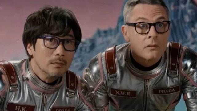hideo-kojima-in-space-in-a-new-ai-movie-for-prada-mode-event